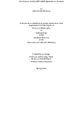 Cover page: Governance and the HIV/AIDS Epidemic in Vietnam