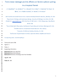 Cover page: Tree crown damage and its effects on forest carbon cycling in a tropical forest.