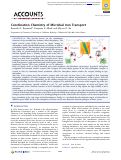 Cover page: Coordination Chemistry of Microbial Iron Transport