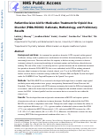 Cover page: Patient decision aid for medication treatment for opioid use disorder (PtDA-MOUD): Rationale, methodology, and preliminary results.