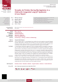 Cover page: Torsades de Pointes During Myringotomy in a Child with Congenital Long QT Syndrome: A Case Report.