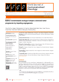 Cover page: BZD9L1 benzimidazole analogue hampers colorectal tumor progression by impeding angiogenesis.