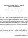 Cover page: Iron oxyhydroxide mineralization on microbial extracellular polysaccharides