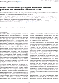 Cover page: Out of thin air? Investigating the association between pollution and psoriasis in the United States