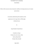 Cover page: Effects of fish movement and environmental variability in the design and success of a marine protected area