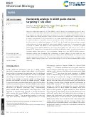 Cover page: Nucleoside analogs in ADAR guide strands targeting 5′-UA[combining low line] sites