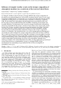 Cover page: Influence of synoptic weather events on the isotopic composition of atmospheric moisture in a coastal city of the western United States