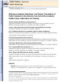 Cover page: Differences Between Attendings’ and Fellows’ Perceptions of Futile Treatment in the Intensive Care Unit at One Academic Health Center