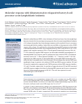 Cover page: Molecular response with blinatumomab in relapsed/refractory B-cell precursor acute lymphoblastic leukemia.