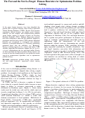 Cover page: The Fast and the Not-So-Frugal: Human Heuristics for Optimization Problem Solving