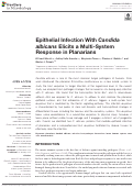 Cover page: Epithelial Infection With Candida albicans Elicits a Multi-System Response in Planarians