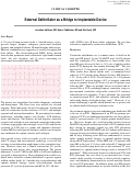 Cover page: External Defibrillator as a Bridge to Implantable Device