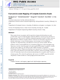 Cover page: Fast and accurate mapping of Complete Genomics reads