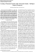 Cover page: Learning of Dynamical Systems under Adversarial Attacks - Null Space Property Perspective