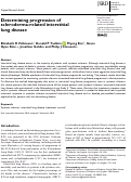 Cover page: Determining progression of scleroderma-related interstitial lung disease.