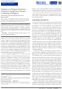 Cover page: Emergence of Integrase Resistance Mutations During Initial Therapy Containing Dolutegravir