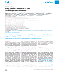 Cover page: Early career Latinas in STEM: Challenges and solutions