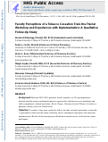 Cover page: Faculty perceptions of a tobacco cessation train-the-trainer workshop and experiences with implementation: A qualitative follow-up study