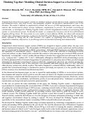 Cover page: Thinking Together: Modeling Clinical Decision-Support as a Sociotechnical System.