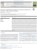 Cover page: Importance of global spherical geometry for studying slab dynamics and evolution in models with data assimilation