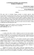 Cover page: A ANÁLISE ECONÔMICA DA LITIGÂNCIA: TEORIA E EVIDÊNCIAS