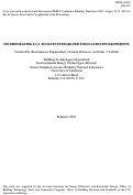 Cover page: Incorporating LCA tools in integrated simulation environments