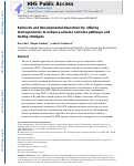 Cover page: Retinoids and developmental neurotoxicity: Utilizing toxicogenomics to enhance adverse outcome pathways and testing strategies