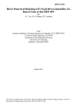 Cover page: Direct Numerical Modeling of E-Cloud Driven Instability of a Bunch Train in the CERN SPS