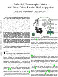 Cover page: Embodied Neuromorphic Vision with Continuous Random Backpropagation