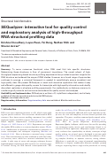 Cover page: SEQualyzer: interactive tool for quality control and exploratory analysis of high-throughput RNA structural profiling data.