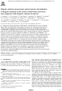 Cover page: Biogenic emission measurement and inventories determination of biogenic emissions in the eastern United States and Texas and comparison with biogenic emission inventories