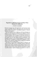 Cover page: Regulations Affecting Control of Citrus Virus Diseases in California