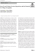 Cover page of Kom W and X Basin: Erosion, Deposition, and the Potential for Village Occupation