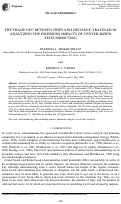 Cover page: The Trade-Off Between Trips and Distance Traveled in Analyzing the Emissions Impacts of Center-Based Telecommuting