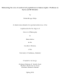 Cover page: Estimating the size of unobserved populations in human rights: Problems in Syria and El Salvador