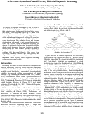 Cover page: A Structure-dependent Causal Diversity Effect in Diagnostic Reasoning