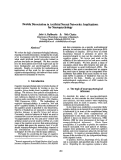 Cover page: Double Dissociation in Artifical Neural Networks: Implications for Neuropsychology