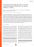 Cover page: Proteolipid protein–deficient myelin promotes axonal mitochondrial dysfunction via altered metabolic coupling