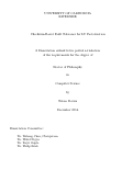 Cover page: Checksum-Based Fault Tolerance for LU Factorization