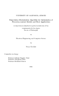 Cover page: Expectation Maximization Algorithm for Optimization of Piecewise-constant Models and Their Applications