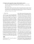 Cover page: A compact neutron generator using a field ionization source