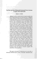 Cover page: The Rise and Fall of Ethnically Dominated Party Systems: A Supply-Side Explanation