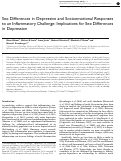 Cover page: Inflammation impairs social cognitive processing: A randomized controlled trial of endotoxin.