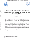 Cover page: Measurements of W+W−+ ≥ 1 jet production cross-sections in pp collisions at s = 13 TeV with the ATLAS detector