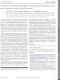 Cover page: Commentaries on Viewpoint: Hypercapnia is more important than hypoxia in the neuro-outcomes of sleep-disordered breathing