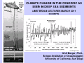 Cover page: Climate Change in the Cenozoic as Seen in Deep Sea Sediments