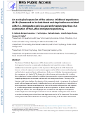 Cover page: An ecological expansion of the adverse childhood experiences (ACEs) framework to include threat and deprivation associated with U.S. immigration policies and enforcement practices: An examination of the Latinx immigrant experience.