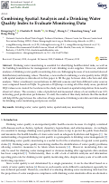 Cover page: Combining Spatial Analysis and a Drinking Water Quality Index to Evaluate Monitoring Data