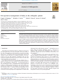 Cover page: Peri-operative management of frailty in the orthopedic patient.