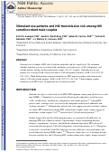 Cover page: Stimulant Use Patterns and HIV Transmission Risk Among HIV-Serodiscordant Male Couples